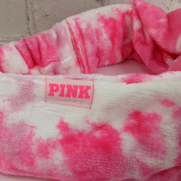 'PINK' VICTORIA'S SECRET TIE-DYE KNOTTED HEADWRAP/ BAND - Picture 9 of 16